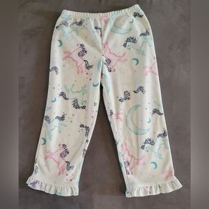 Carter's Unicorn 4T Ruffled Pajama Pants